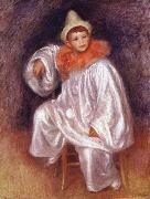 Pierre Renoir White Pierrot oil painting artist